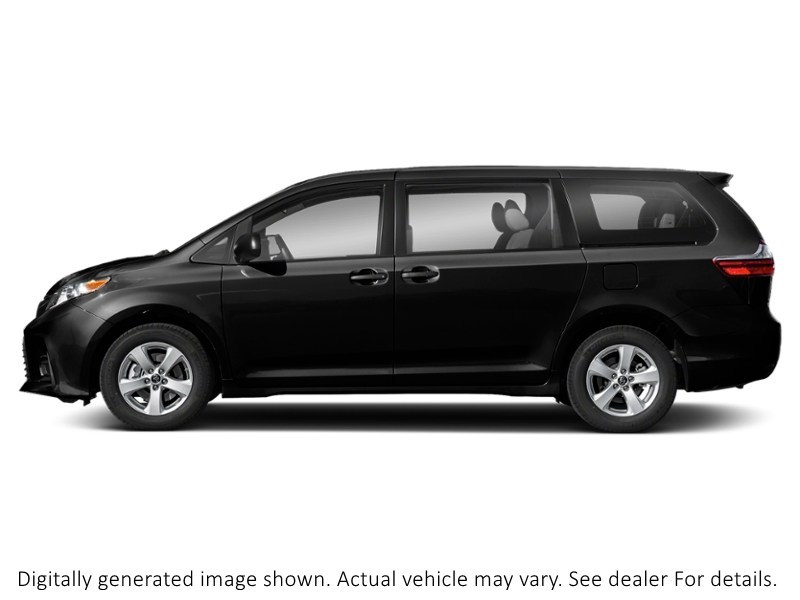 2020 Toyota Sienna LE 8-Passenger FWD Midnight Black Metallic  Shot 18