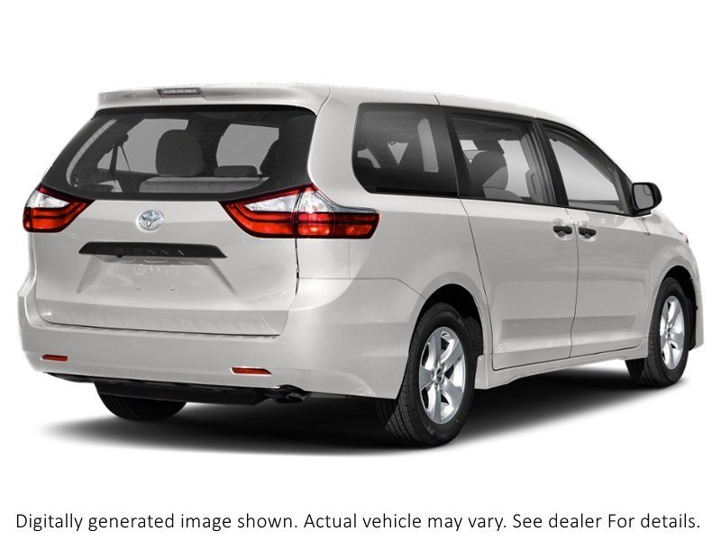 2019 Toyota Sienna LE 8-Passenger FWD Super White  Shot 2