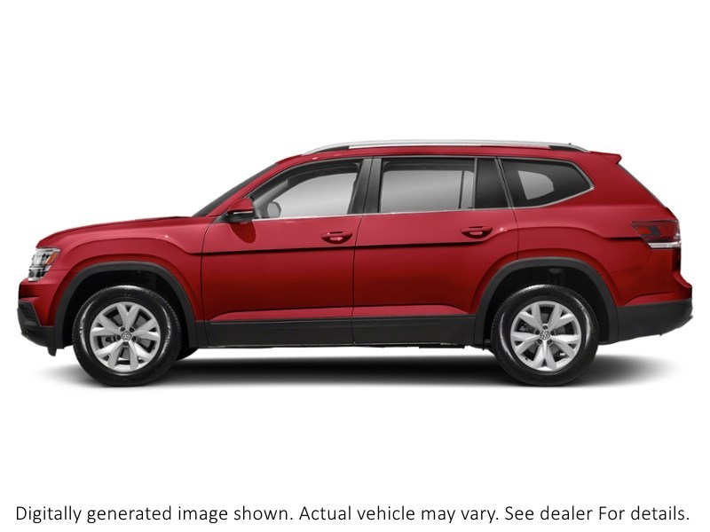 2019 Volkswagen Atlas Comfortline 3.6 Fsi 4Motion Fortana Red Metallic  Shot 27