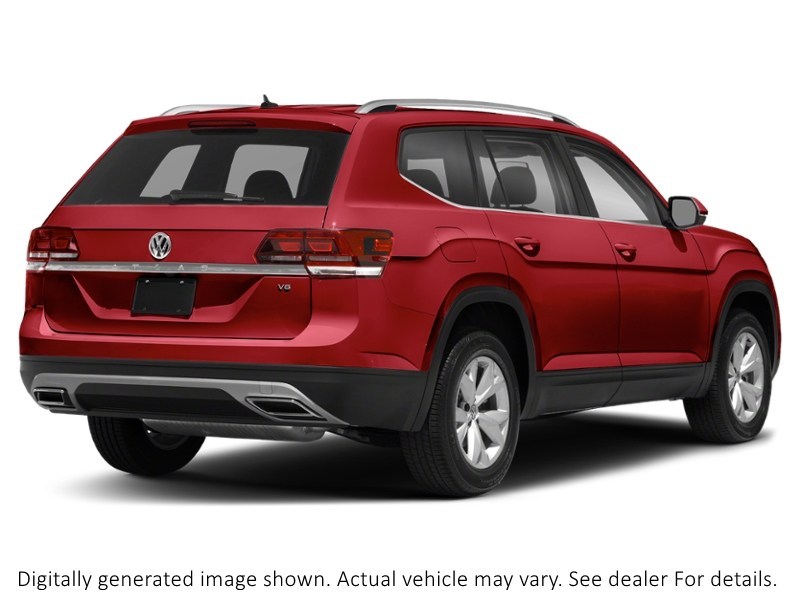 2019 Volkswagen Atlas Comfortline 3.6 Fsi 4Motion Fortana Red Metallic  Shot 30