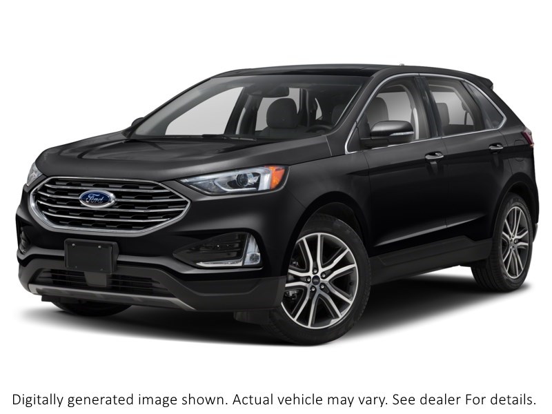 2019 Ford Edge Titanium AWD Agate Black  Shot 43