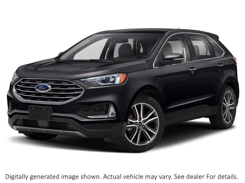 2019 Ford Edge Titanium AWD Agate Black  Shot 43