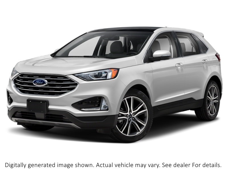 2020 Ford Edge Sel AWD Star White Metallic Tri-Coat  Shot 14