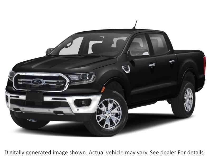 2019 Ford Ranger Lariat 4WD Supercrew 5' Box Shadow Black  Shot 4