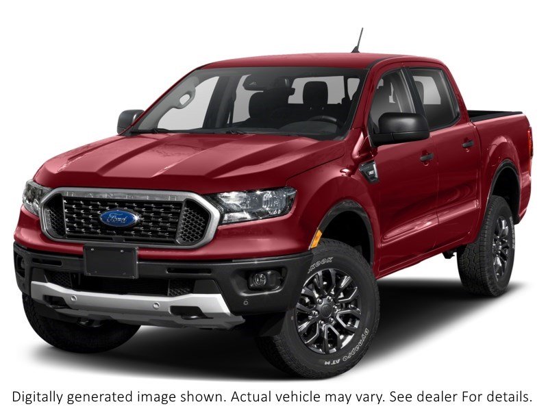 2021 Ford Ranger XLT 4WD Supercrew 5' Box Rapid Red Metallic Tinted Clearcoat  Shot 4