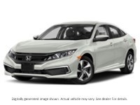 2020 Honda Civic Sedan LX CVT Platinum White Pearl  Shot 4