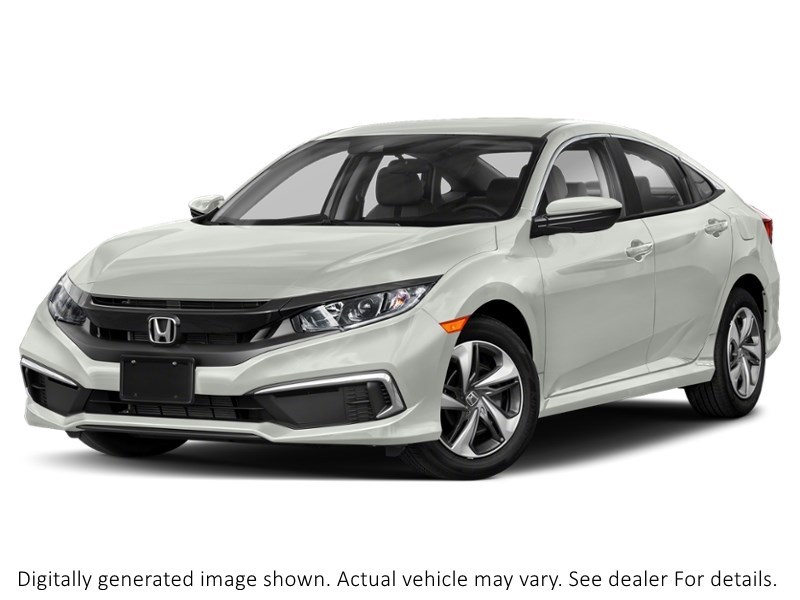 2019 Honda Civic Sedan LX CVT Platinum White Pearl  Shot 4