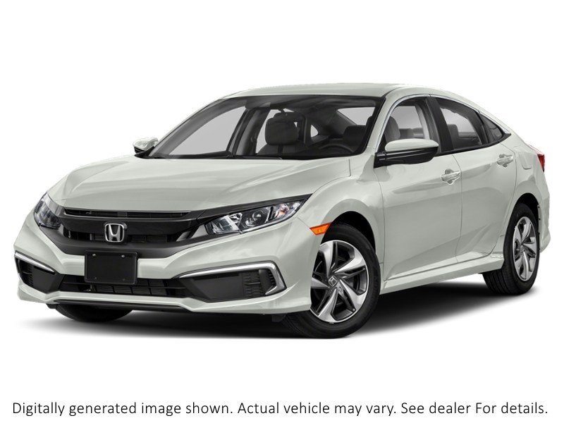 2020 Honda Civic Sedan LX CVT Platinum White Pearl  Shot 1