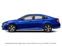 2020 Honda Civic Sedan LX CVT Aegean Blue Metallic  Shot 3