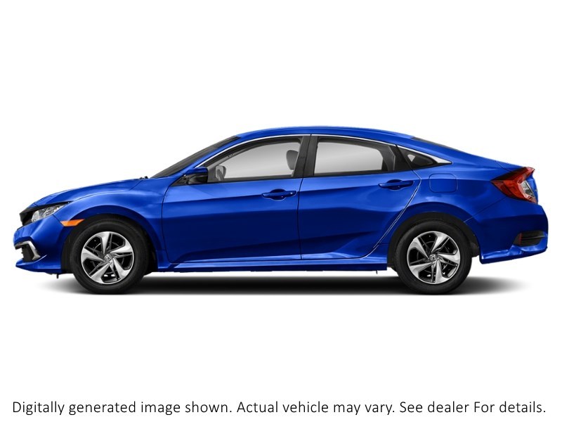 2021 Honda Civic Sedan LX CVT Aegean Blue Metallic  Shot 3