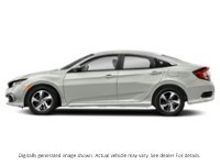 2020 Honda Civic Sedan LX CVT Platinum White Pearl  Shot 5
