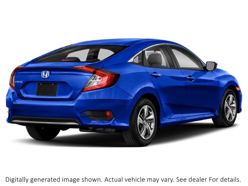2020 Honda Civic Sedan LX CVT Aegean Blue Metallic  Shot 6