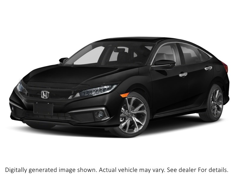 2021 Honda Civic Touring CVT Crystal Black Pearl  Shot 1