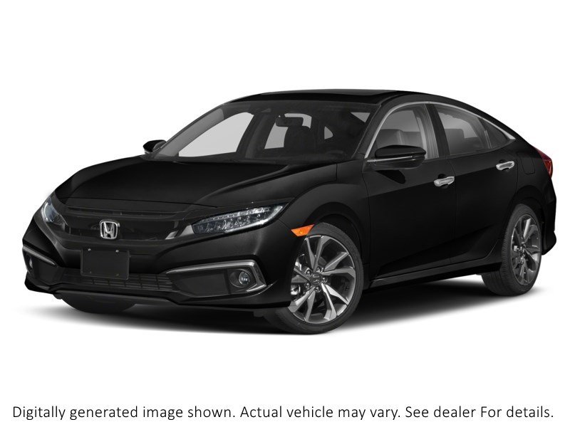 2021 Honda Civic Touring CVT Crystal Black Pearl  Shot 1