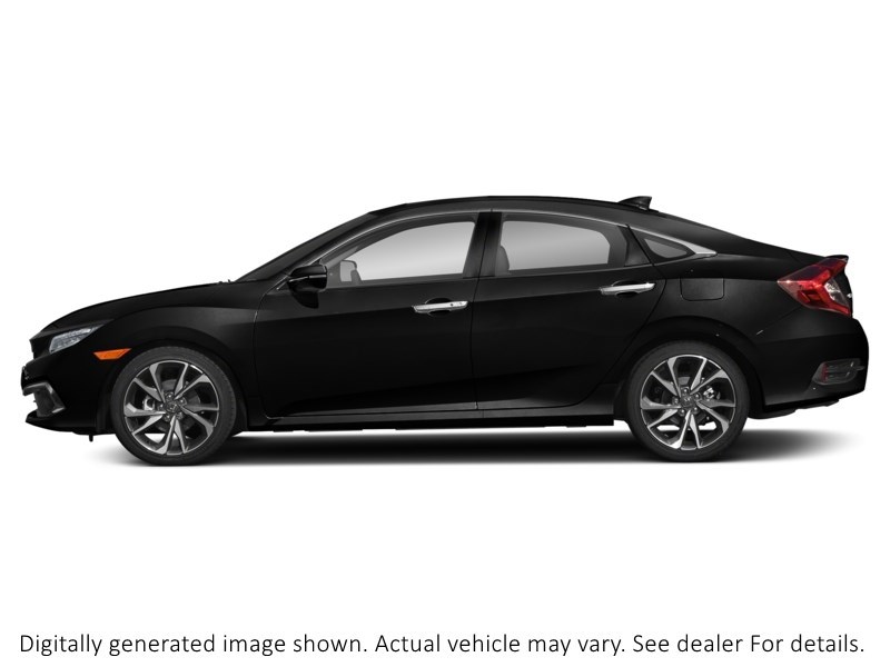2021 Honda Civic Touring CVT Crystal Black Pearl  Shot 5