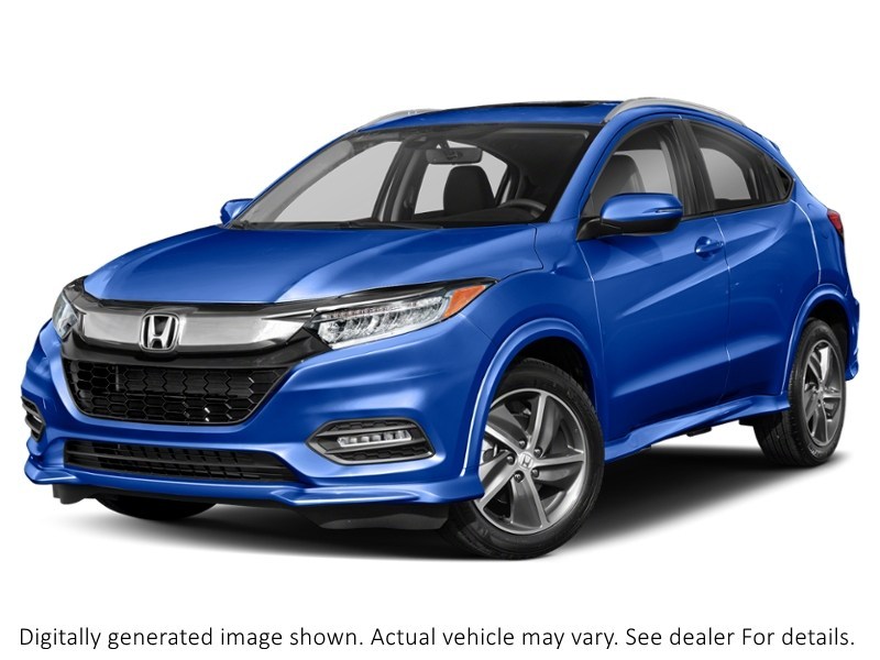 2019 Honda Hr-V Touring AWD CVT Aegean Blue Metallic  Shot 4