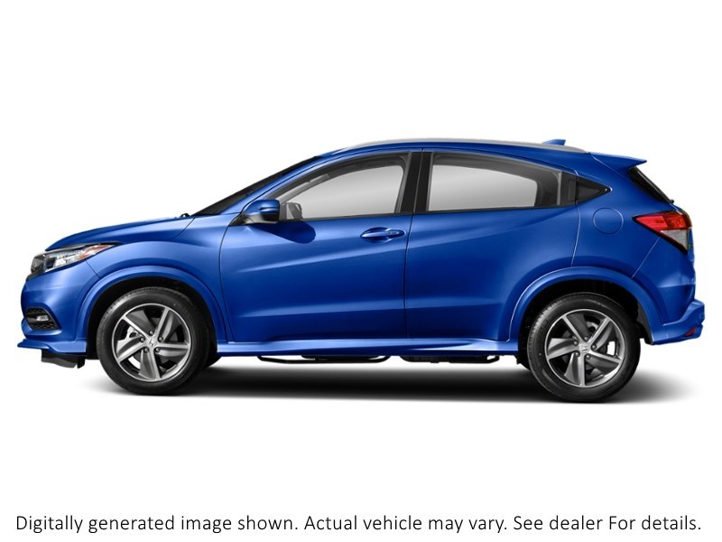 2019 Honda Hr-V Touring AWD CVT Aegean Blue Metallic  Shot 3