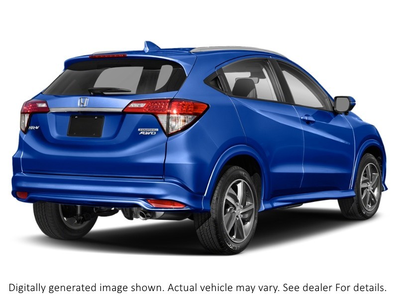 2019 Honda Hr-V Touring AWD CVT Aegean Blue Metallic  Shot 2