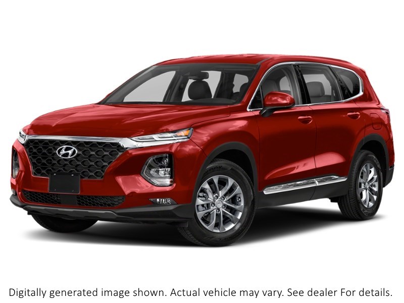 2019 Hyundai Santa Fe 2.0T Luxury AWD W/Dark Chrome Accent Scarlet Red  Shot 10