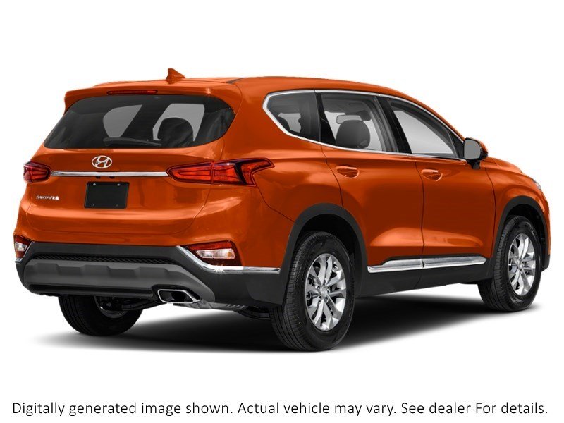 2019 Hyundai Santa Fe 2.0T Luxury AWD W/Dark Chrome Accent Lava Orange  Shot 45