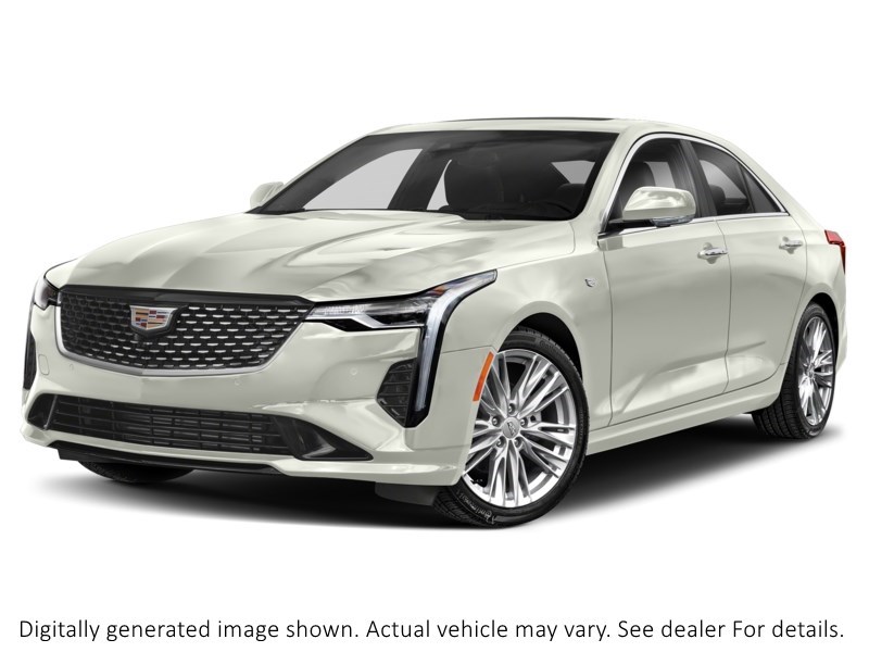 2022 Cadillac Ct4 4Dr Sdn Premium Luxury Crystal White Tricoat  Shot 1
