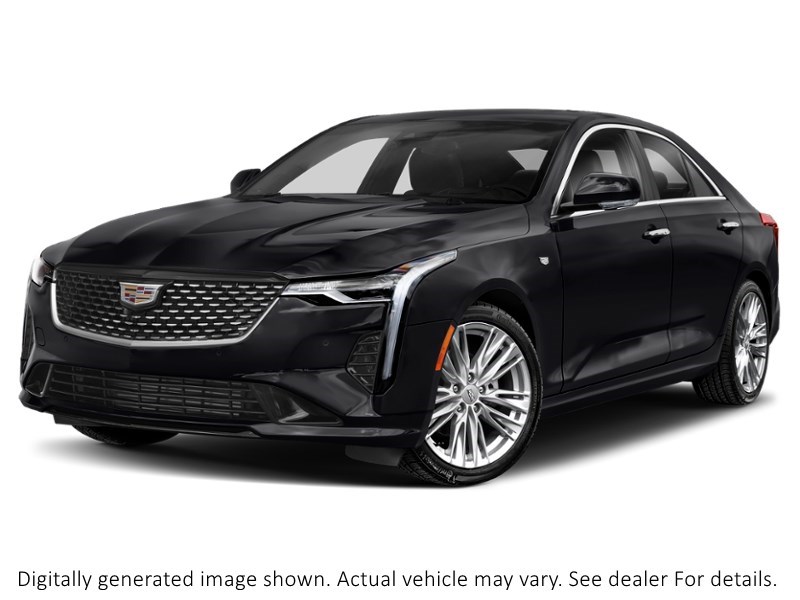 2022 Cadillac Ct4 4Dr Sdn Premium Luxury Stellar Black Metallic  Shot 1