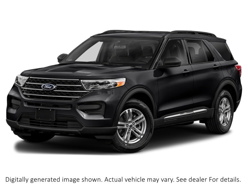 2022 Ford Explorer XLT | 4WD | 2.3L | Nav | Adptv Cruise | 7 Pass Agate Black Metallic  Shot 4
