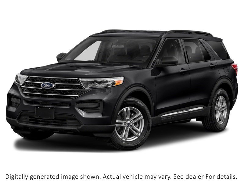 2022 Ford Explorer XLT | 4WD | 2.3L | Nav | Adptv Cruise | 7 Pass Agate Black Metallic  Shot 1