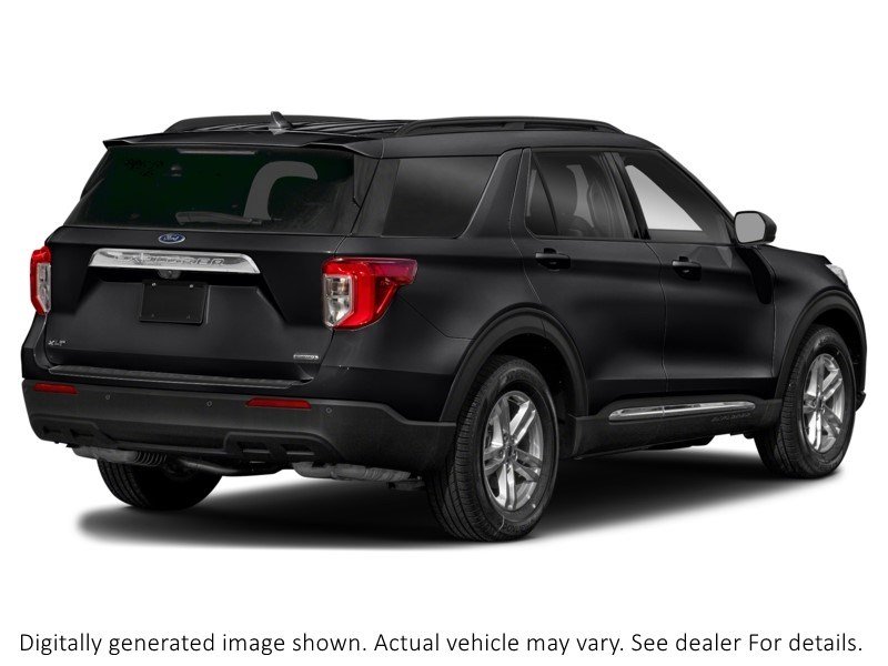 2020 Ford Explorer XLT 4WD Agate Black Metallic  Shot 2