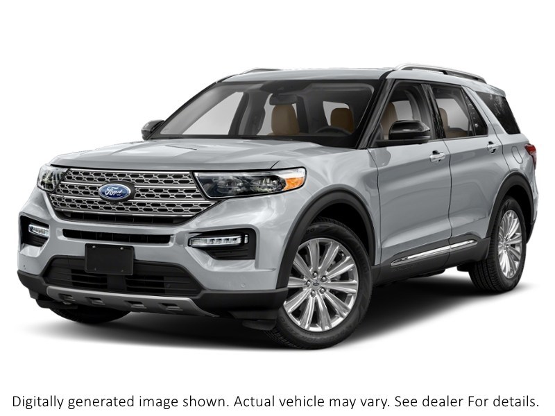 2020 Ford Explorer Limited 4WD Iconic Silver Metallic  Shot 4