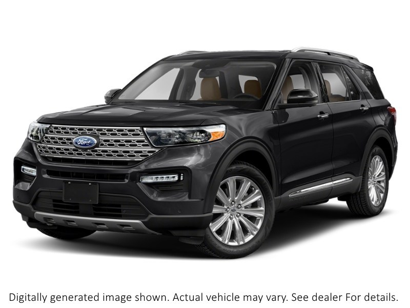 2021 Ford Explorer Limited 4WD Agate Black Metallic  Shot 4