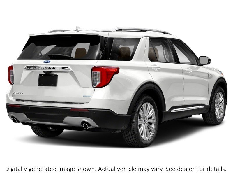 2021 Ford Explorer Limited 4WD Star White Metallic Tri-Coat  Shot 2