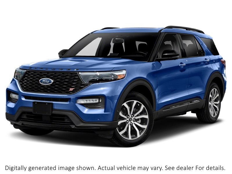2022 Ford Explorer ST 4WD Atlas Blue Metallic  Shot 4