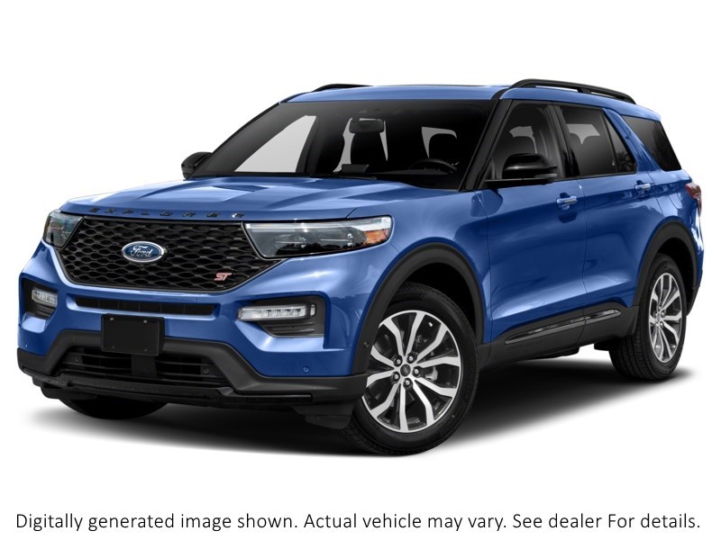 2020 Ford Explorer ST | 4WD | 3.0L | Roof | Prem Tech | Street Pk Atlas Blue Metallic  Shot 1