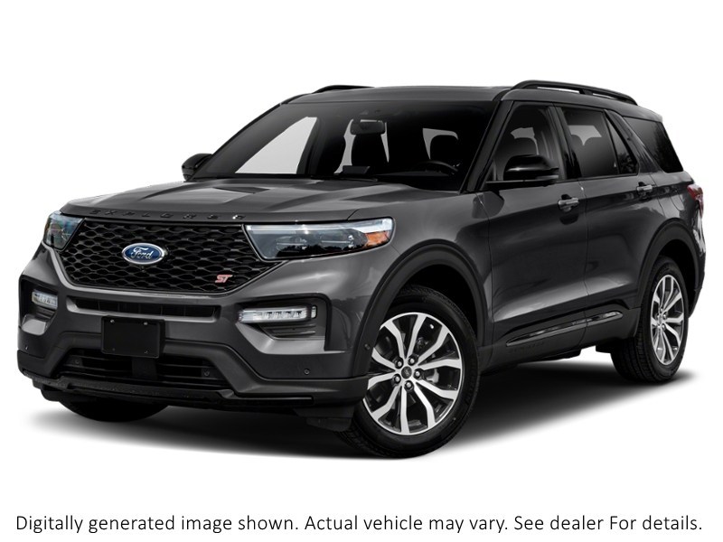 2022 Ford Explorer ST | 4WD | 3.0L | Roof | Tech Pkg | 360 | 21S Agate Black Metallic  Shot 1