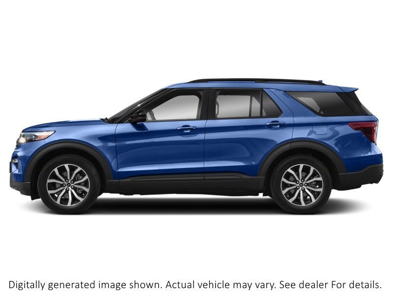 2020 Ford Explorer ST | 4WD | 3.0L | Roof | Prem Tech | Street Pk Atlas Blue Metallic  Shot 3