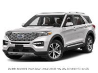 2021 Ford Explorer Platinum 4WD Star White Metallic Tri-Coat  Shot 7
