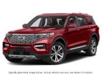 2021 Ford Explorer Platinum 4WD Rapid Red Metallic Tinted Clearcoat  Shot 14
