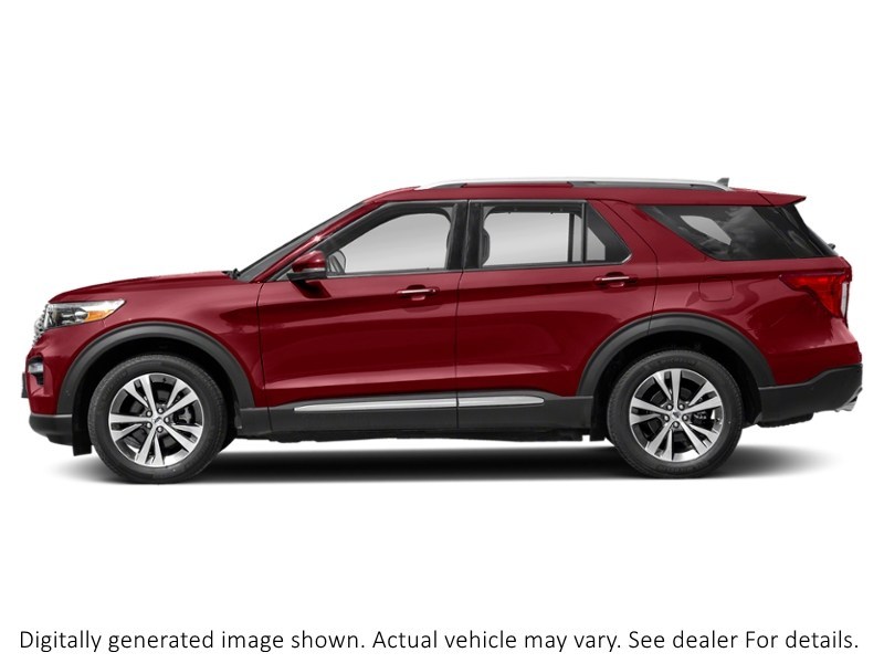 2021 Ford Explorer Platinum 4WD Rapid Red Metallic Tinted Clearcoat  Shot 18