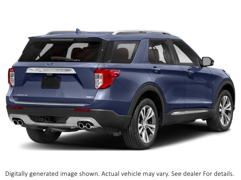 2021 Ford Explorer Platinum 4WD Infinite Blue Metallic Tinted Clearcoat  Shot 6