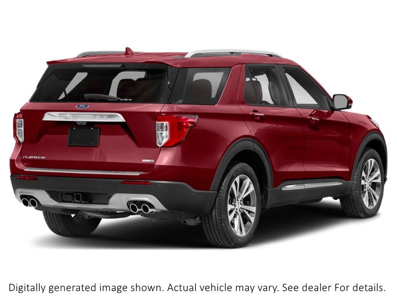 2021 Ford Explorer Platinum 4WD Rapid Red Metallic Tinted Clearcoat  Shot 19