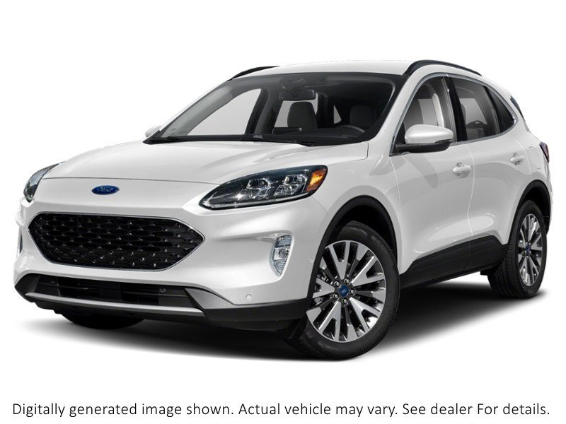 2022 Ford Escape Titanium AWD Star White Metallic Tri-Coat  Shot 1