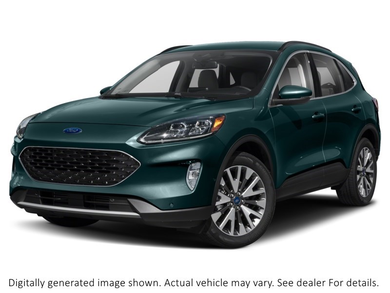 2020 Ford Escape Titanium Hybrid | AWD | Nav | Leather | B&O Dark Persian Green Metallic  Shot 4