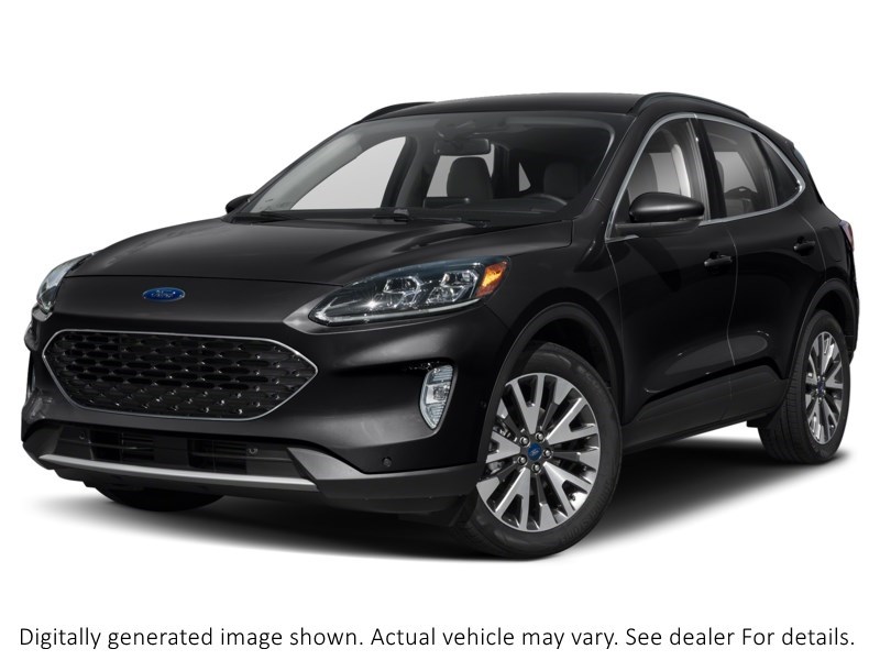 2021 Ford Escape Titanium Hybrid AWD Agate Black Metallic  Shot 25