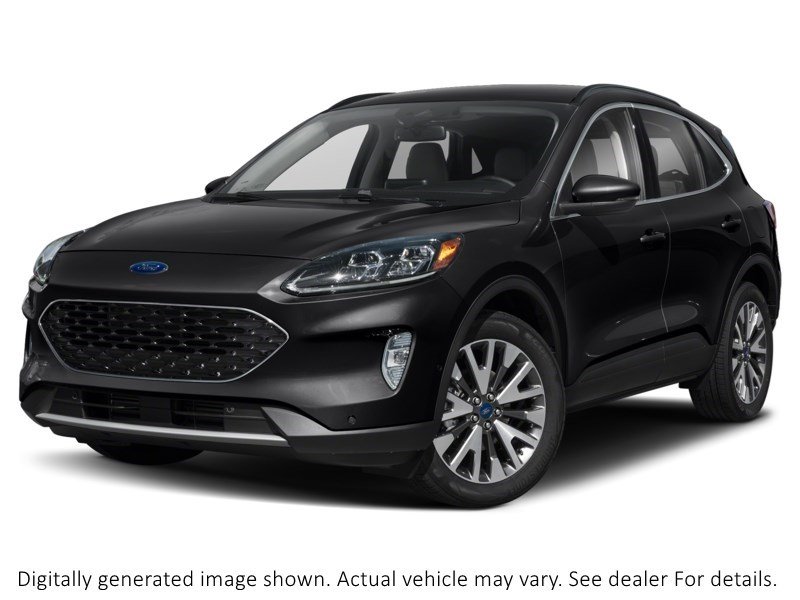 2021 Ford Escape Titanium Hybrid AWD Agate Black Metallic  Shot 25