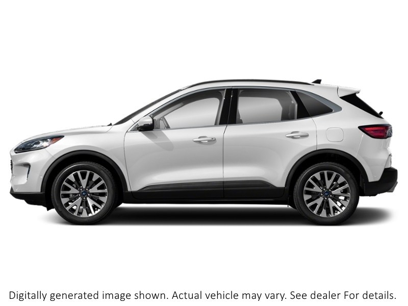 2022 Ford Escape Titanium AWD Star White Metallic Tri-Coat  Shot 5