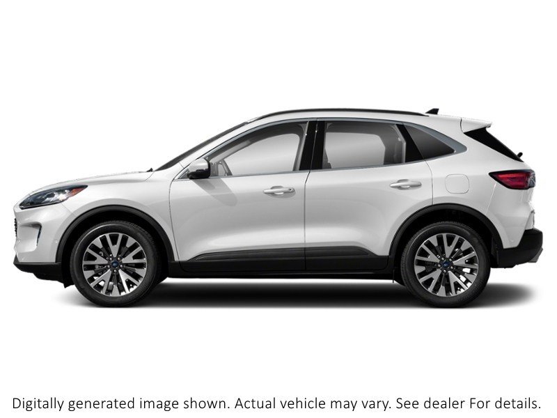 2022 Ford Escape Titanium AWD Star White Metallic Tri-Coat  Shot 3
