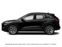 2021 Ford Escape Titanium Hybrid AWD Agate Black Metallic  Shot 5