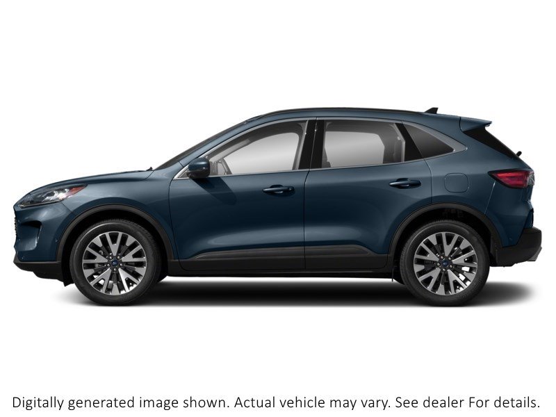 2021 Ford Escape Titanium Hybrid AWD Antimatter Blue Metallic  Shot 39