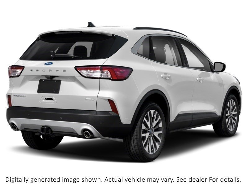 2021 Ford Escape Titanium Hybrid AWD Star White Metallic Tri-Coat  Shot 8